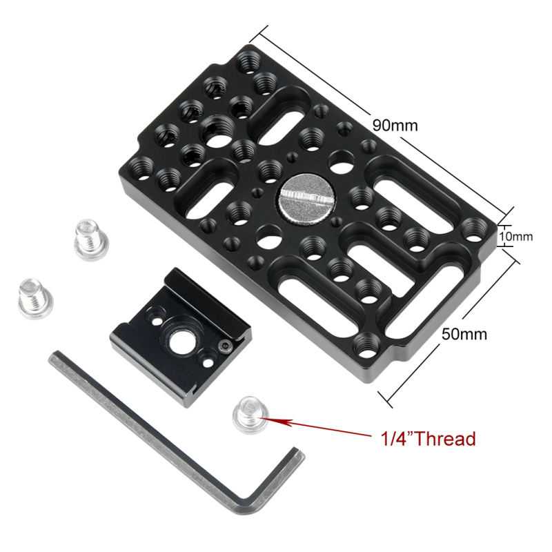 NICEYRIG Switching Cheese Easy Plate Kit with Cold Shoe Mount