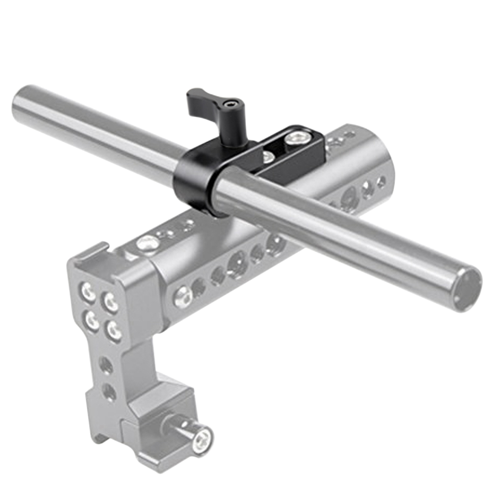 NICEYRIG 15mm Rail Clamp Mount Rod Clamp With Long Hole On Plate/Cage ...