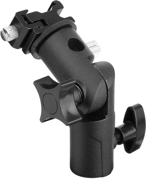 Camera Flash Speedlite Mount Swivel Light Stand Bracket with Umbrella Reflector Holder for Camera DSLR Nikon Canon Pentax
