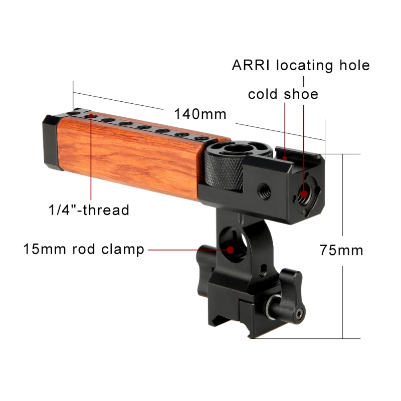 Niceyrig Quick Release NATO Wooden Top Handle