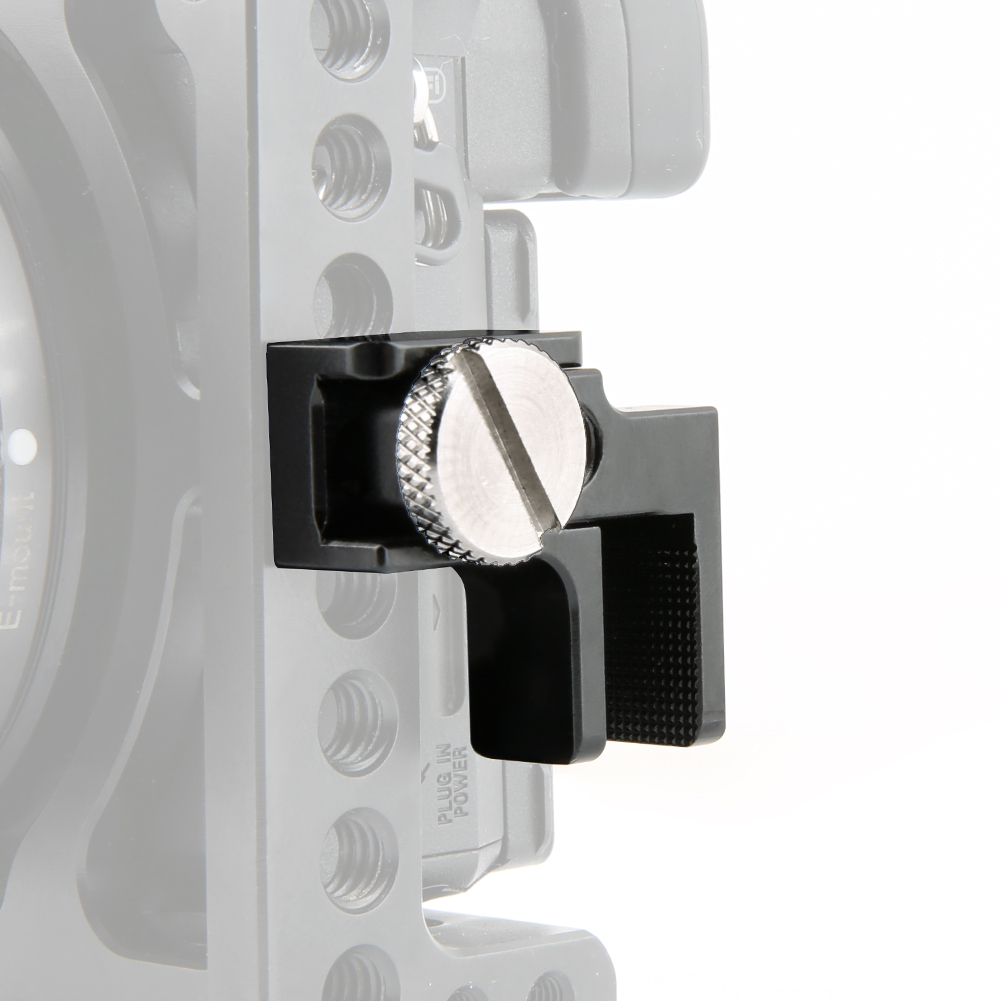 Niceyrig HDMI Lock Cable Clamp Applicable DSLR GH4 Cage Compatible with Sony A6500 A6000 A6300 Camera Cage
