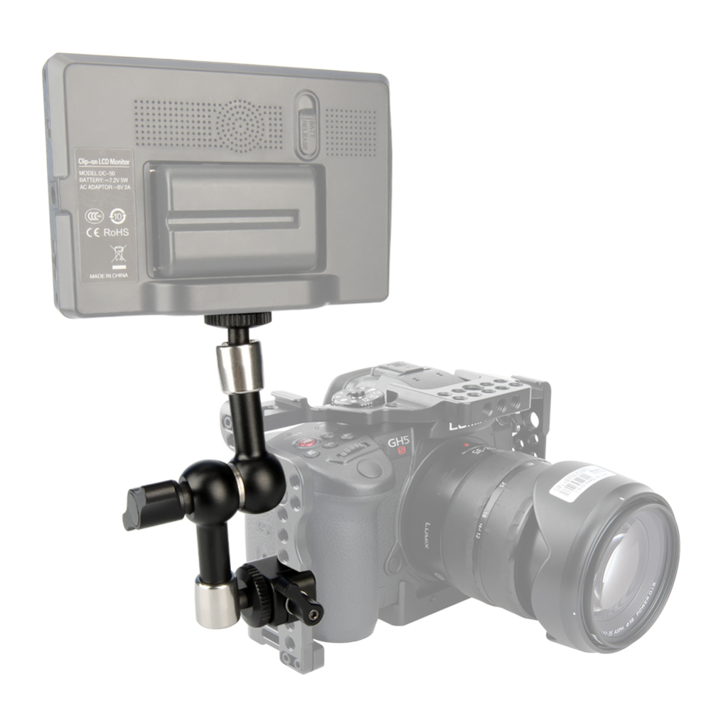 Niceyrig Camera 7 inch Articulating Arm EVF Microphone Mount