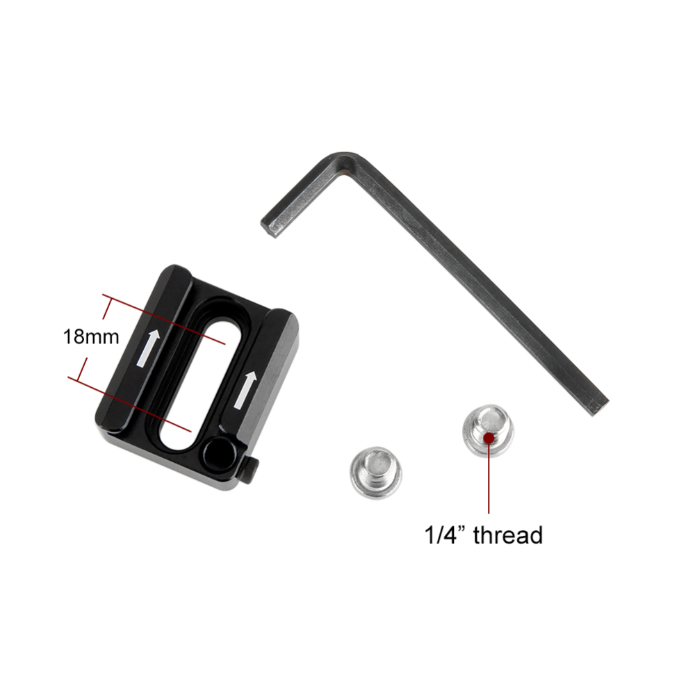 Niceyrig Cold Shoe Mount with 1/4" Screw