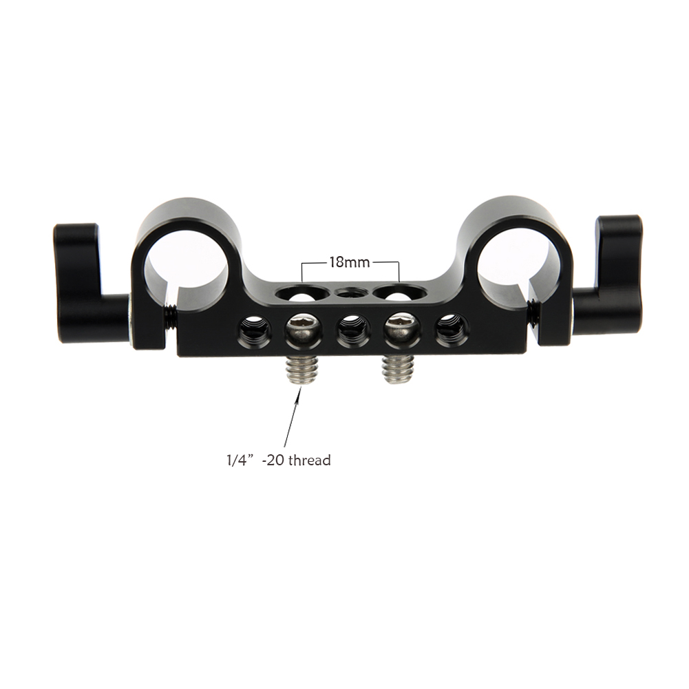 NICEYRIG 15mm Rod Clamp For DSLR Camera Shoulder Rig Camera Base Plate ...