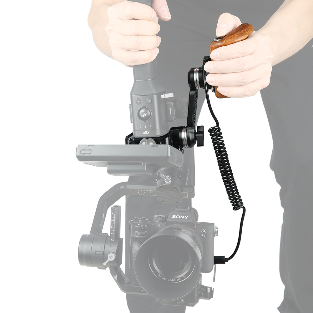 NICEYRIG for DJI Ronin S Hand Held Gimbal Wooden Handle for RoninS