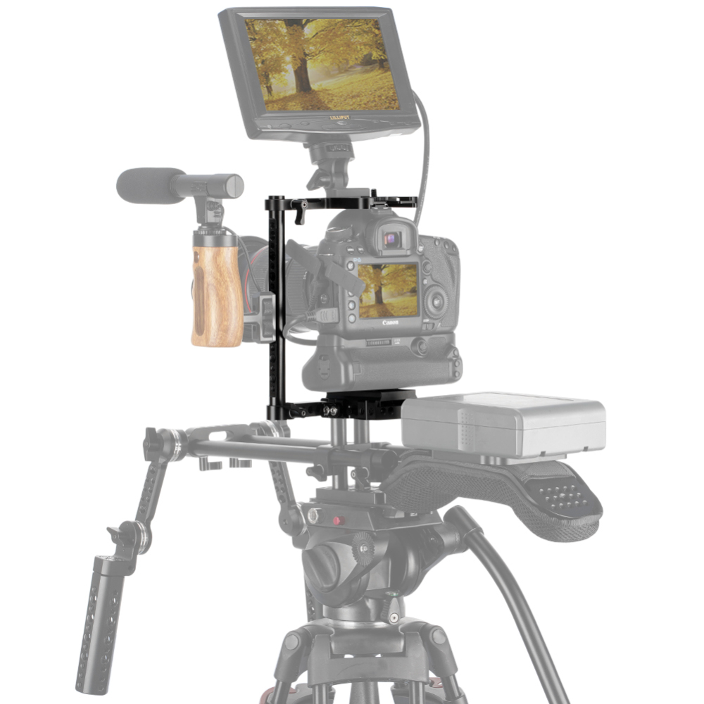 Niceyrig Universal Camera harf Cage Rig With QR Plate For Canon Nikon  Sony
