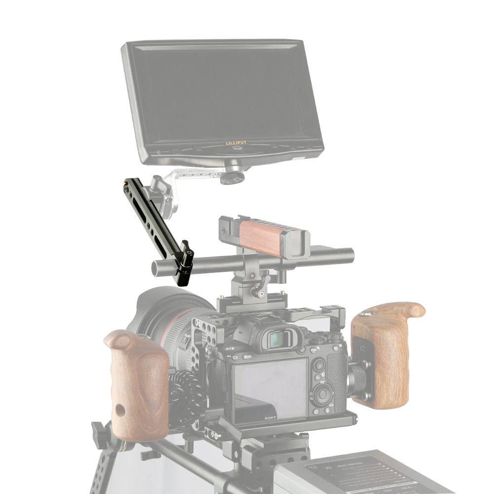 thumbnail image 2 of NICEYRIG NATO Handle Grip With Cold Shoe & Rod Clamp For Camera Camcorder Cage 2 of 2