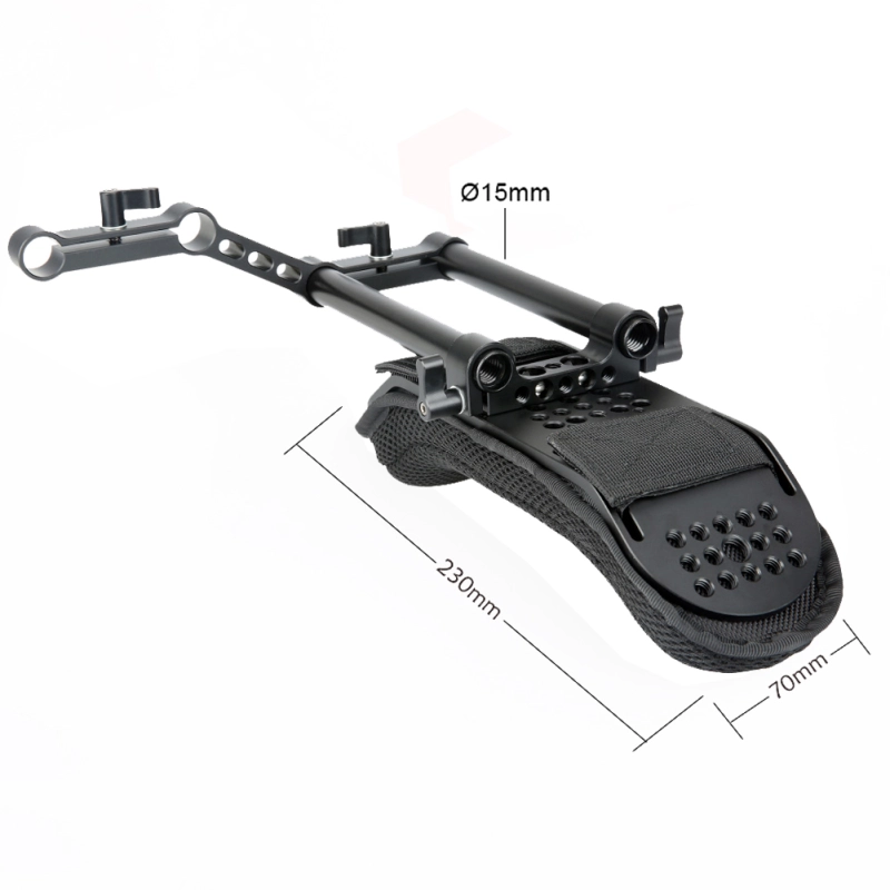 Niceyrig Camera Shoulder Pad with 15mm Railblock and Aluminum Alloy ...