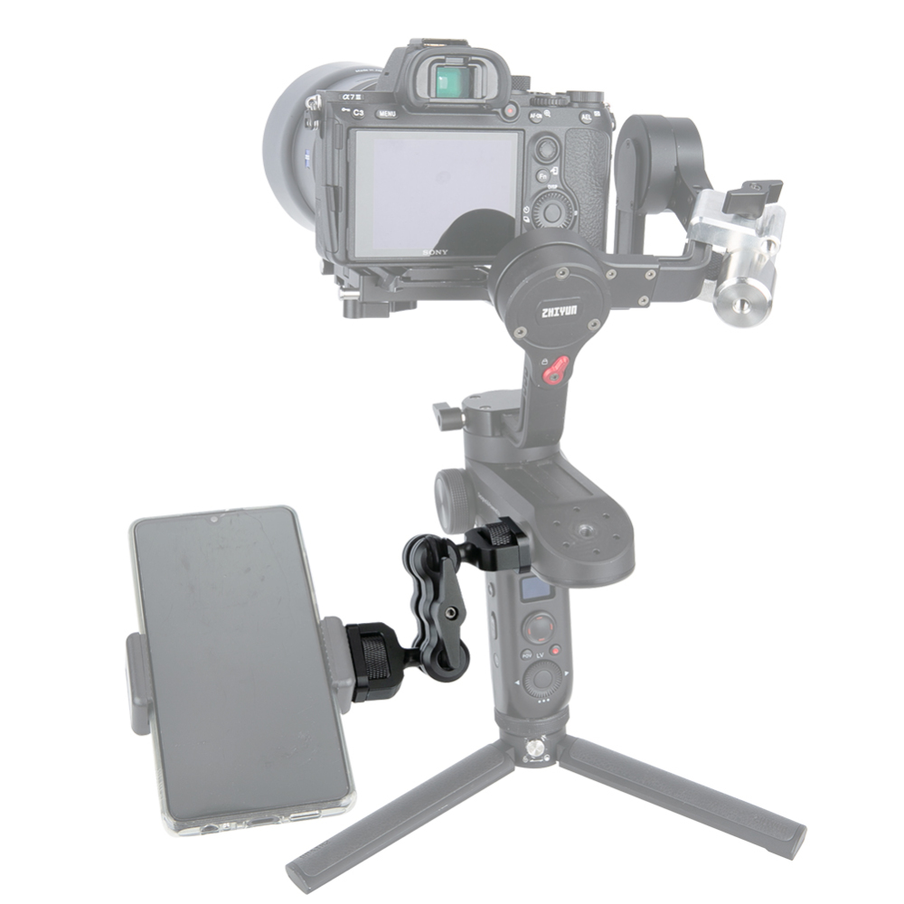 Niceyrig Magic Arm with Double Ballheads ( 1/4" Screw) For zhiyun crane 3 Lab /crane 2s/Weebill Lab