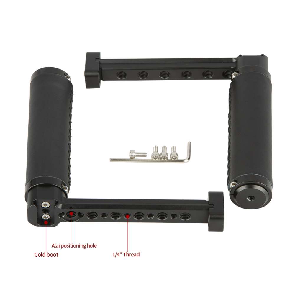Niceyrig Universal Dual Handle Grip for DJI RS3/RS3 Pro/DJI RoninS/ RoninSC/ DJI RS2/ DJI RSC2 Handheld Gimbal