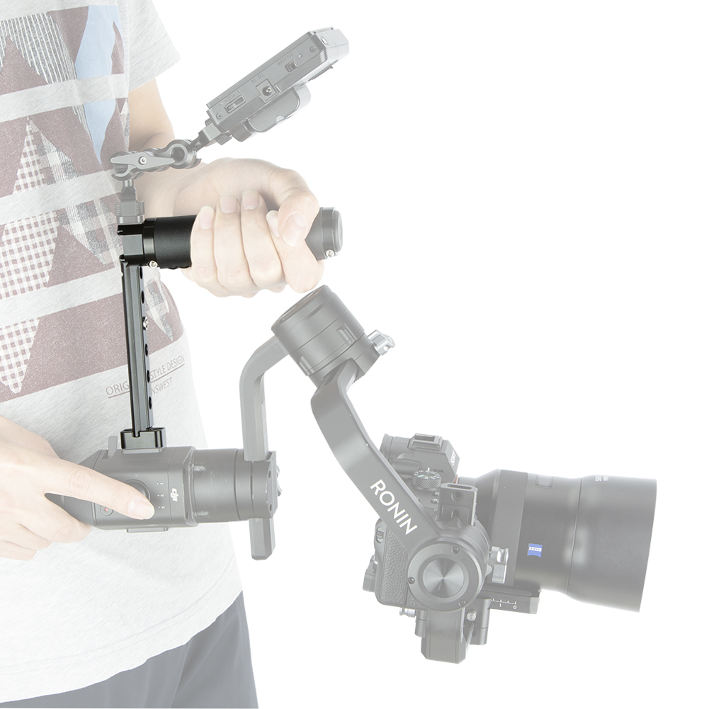 Niceyrig Universal Side Leather Handle Grip for DJI RS3/RS3 Pro/DJI RS2/DJI RSC2/RoninS/RoninSC Handheld Gimbal