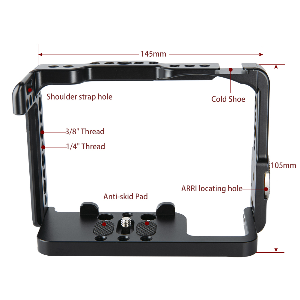 Niceyrig Camera Cage for SONY A7RIV/A1 ILCE-1/ A7MIII /A7Rlll/ A7ll/ A7Rll/ A7Sll /A9/A9II/A7M4 / A7IV