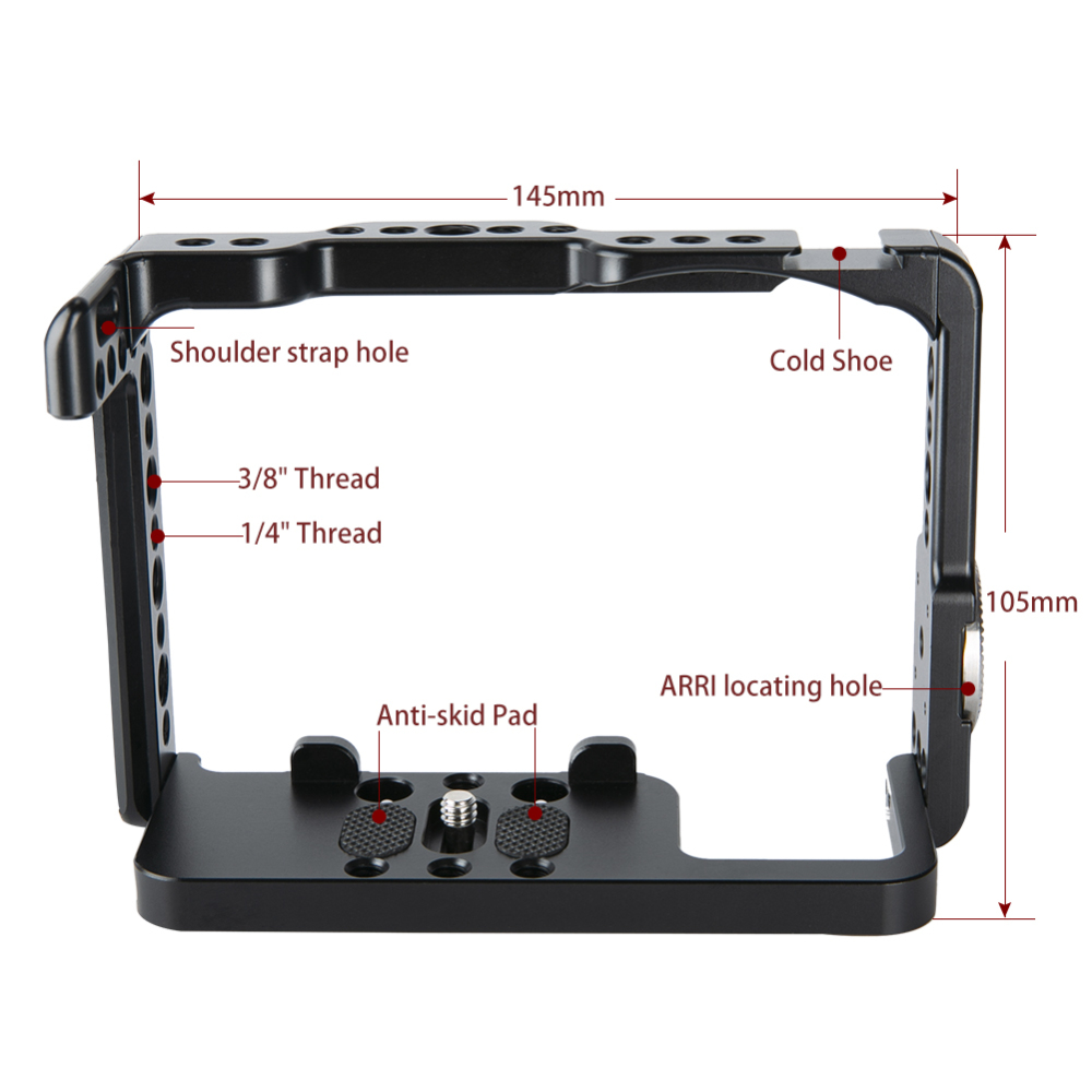 Niceyrig Camera Cage for SONY A7RIV/A1 ILCE-1/ A7MIII /A7Rlll/ A7ll/ A7Rll/ A7Sll /A9/A9II/A7M4 / A7IV