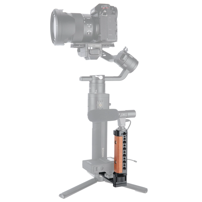 Niceyrig Wooden Side Handle for DJI Ronin-S/Ronin-SC/DJI-RS 2/DJI-RSC 2/Zhiyun Crane 2/Crane V2/Zhiyun Weebill Gimbal Stabilizer