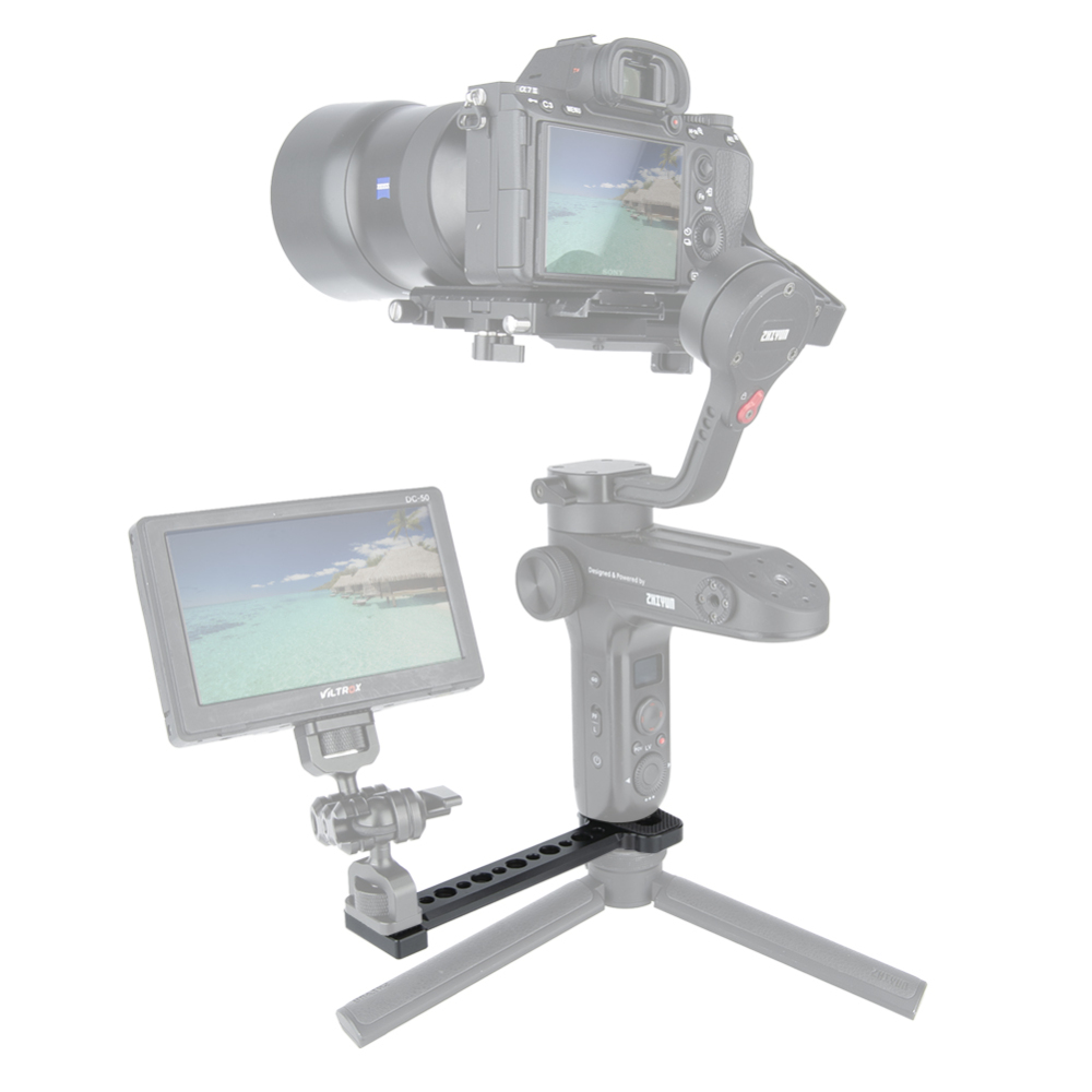 Niceyrig Stabilizer bottom extension plate for DJI RS3/RS3 Pro/RS2/RSC2/Ronin S/Ronin SC/Zhiyun Crane 2/Crane V2/Weebill /MOZA Gimbal Stabilizer