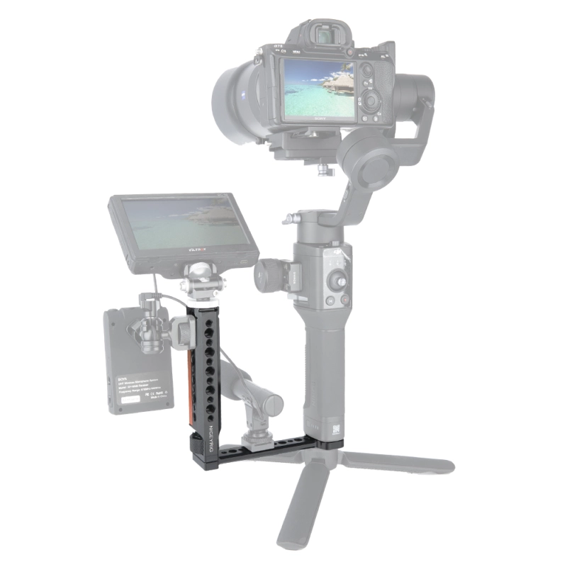 Niceyrig Stabilizer bottom extension plate for DJI RS3/RS3 Pro/RS2/RSC2/Ronin S/Ronin SC/Zhiyun Crane 2/Crane V2/Weebill /MOZA Gimbal Stabilizer