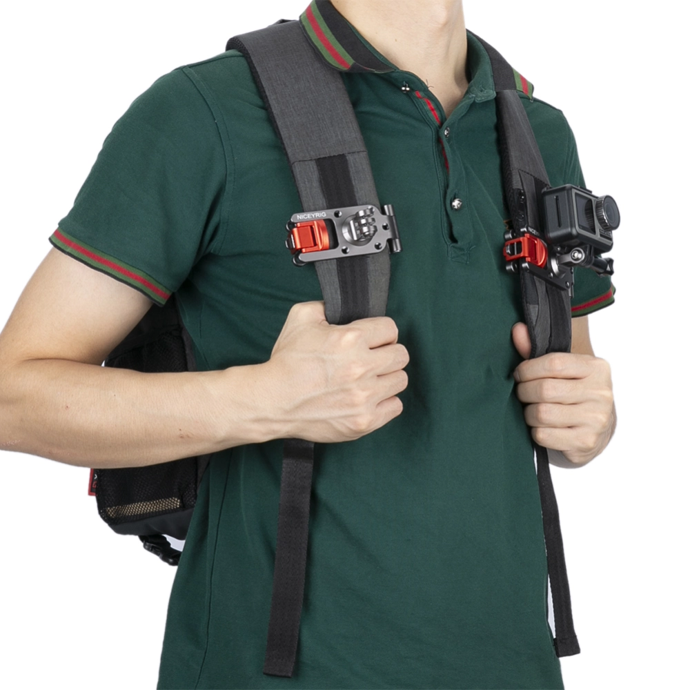 Niceyrig Backpack Strap Quick Release Clamp Mount for DJI Osmo