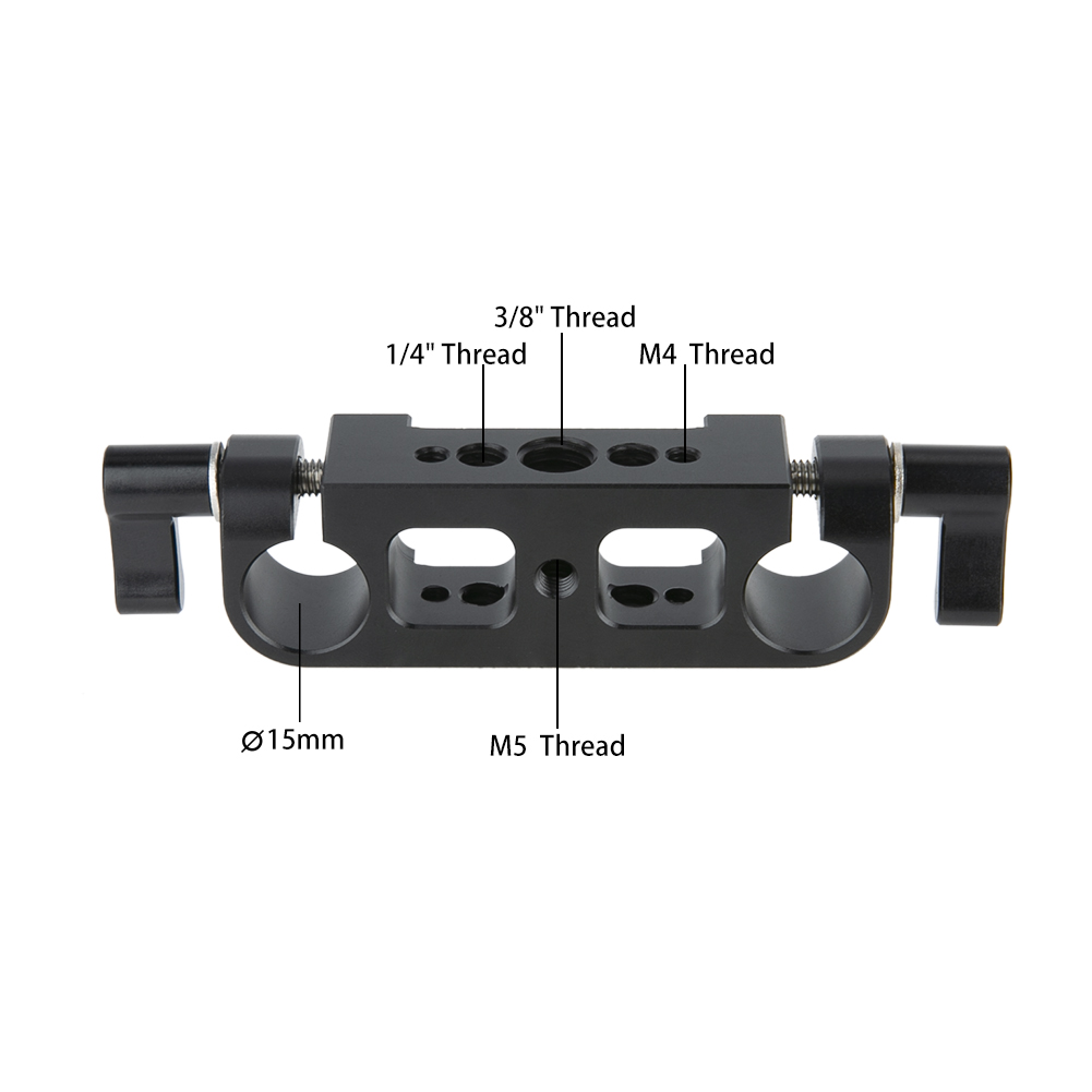 Impugnatura NICEYRIG Per Barre Da 15mm – Manico Regolabile Per Supporto A Spalla, Attacco Rapido Per Cineprese E Rig System