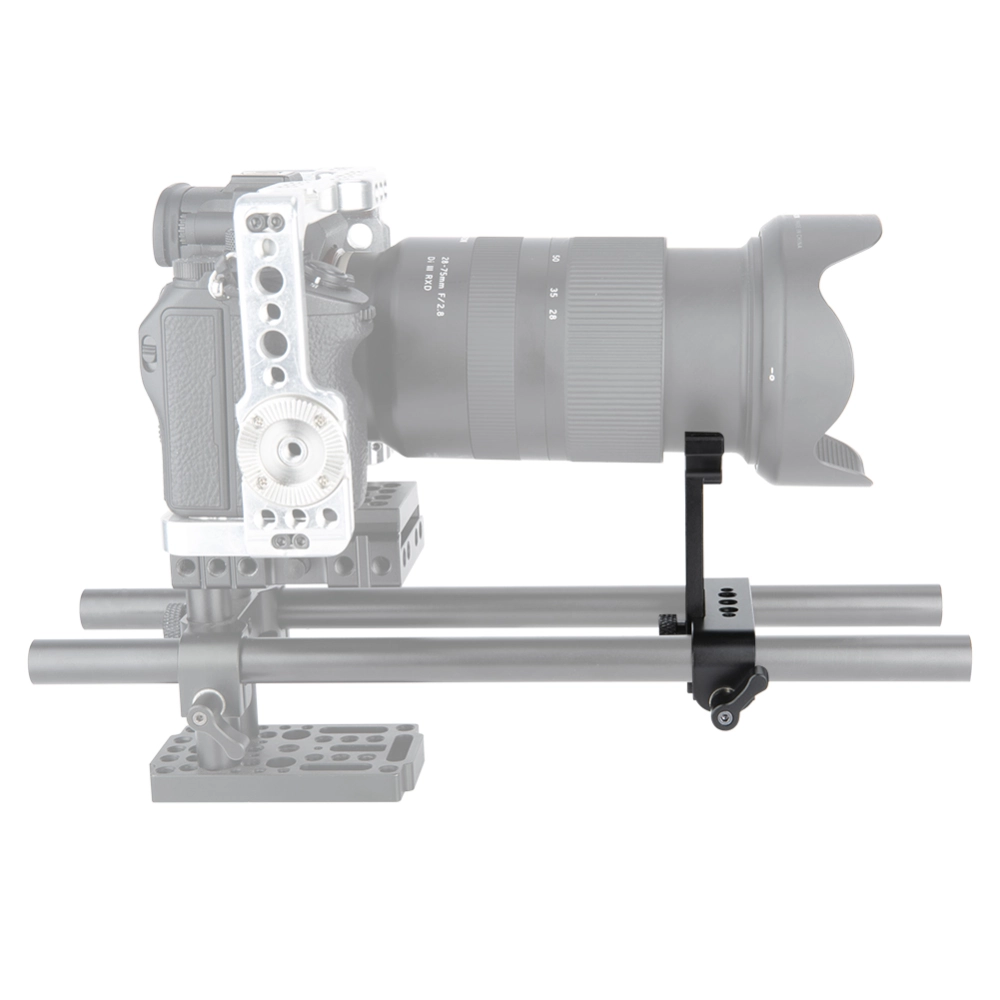 Left Hand Lens Support NICEYRIG Camera Long Lens Support Height Adjustable for Telephoto Lens ...