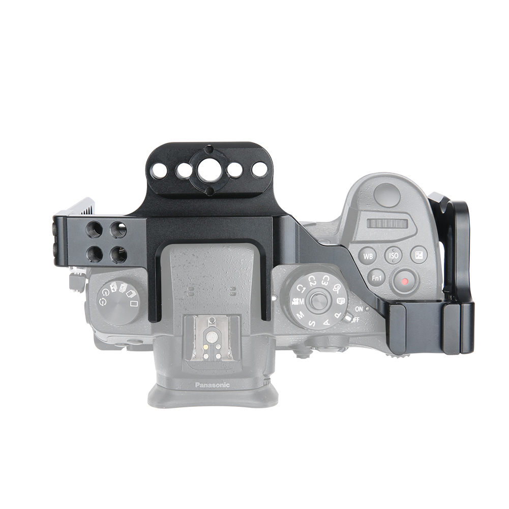Niceyrig GH5M2 GH5II GH5S GH5 Camera Cage with Cold Shoe NATO Rail for Panasonic LUMIX Camera