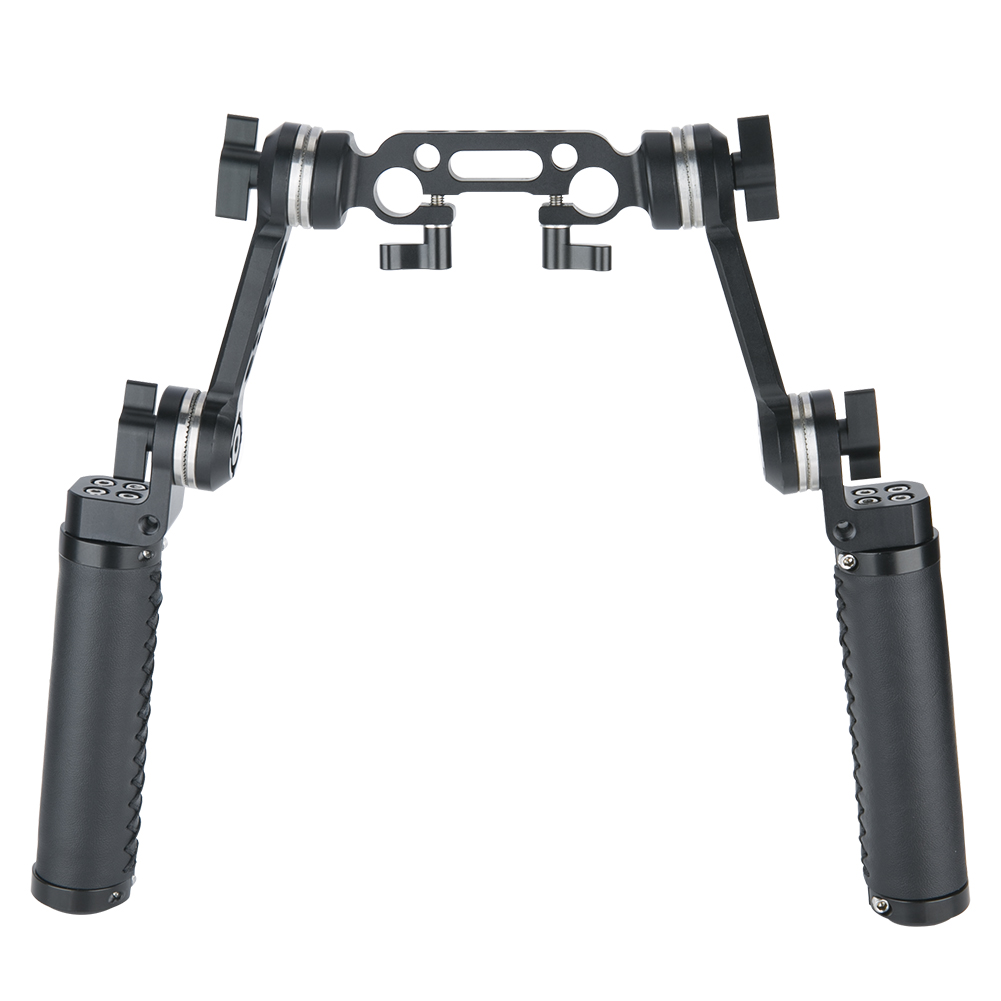 NICEYRIG Shoulder Rig 15mm Rod Extend ARRI Rossette Hand Grip Shoulder  Support DSLR Camera Video Shooting Photography Stabilizer