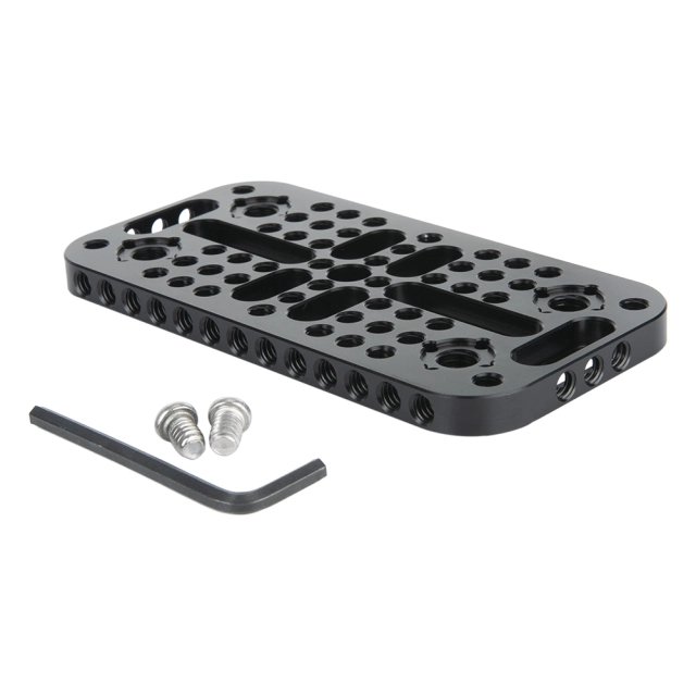 NICEYRIG Camera Cheese Mounting Plate for URSA Mini Camera Rail blocks Dovetails Cages