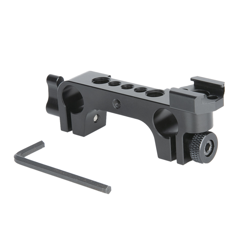 NICEYRIG 15mm Rod Clamp with Cold Shoe mount Adapter