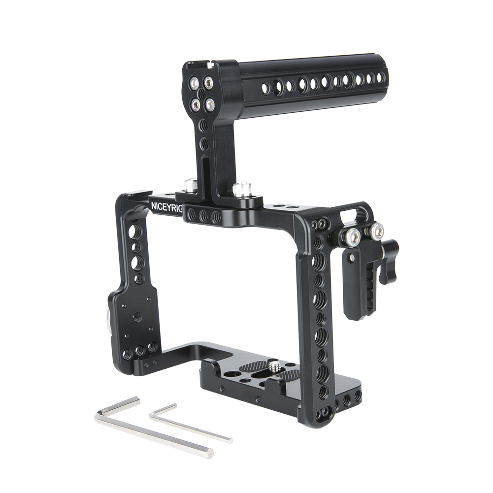 NICEYRIG Camera Cage Kit for Sony A7RIII/A7III/A7MIII/A9/A7RII/A7SII