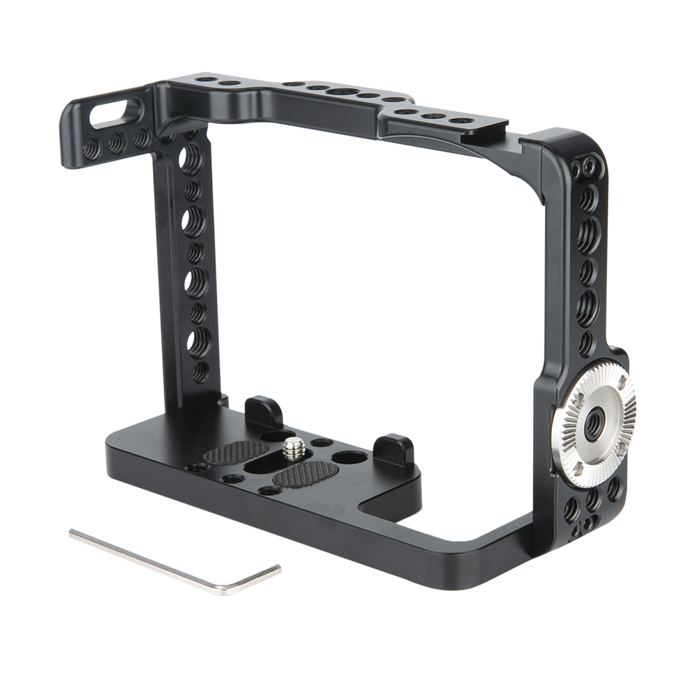 NICEYRIG Cage for Sony A7RIV/A7M3/Aette 7III /A7RIII/ A7II/ A7RIII/ A7RIV/ A7SII/ A9/ A9II/A7M4/A7IV Camera with HDMI Lock Cable Clamp