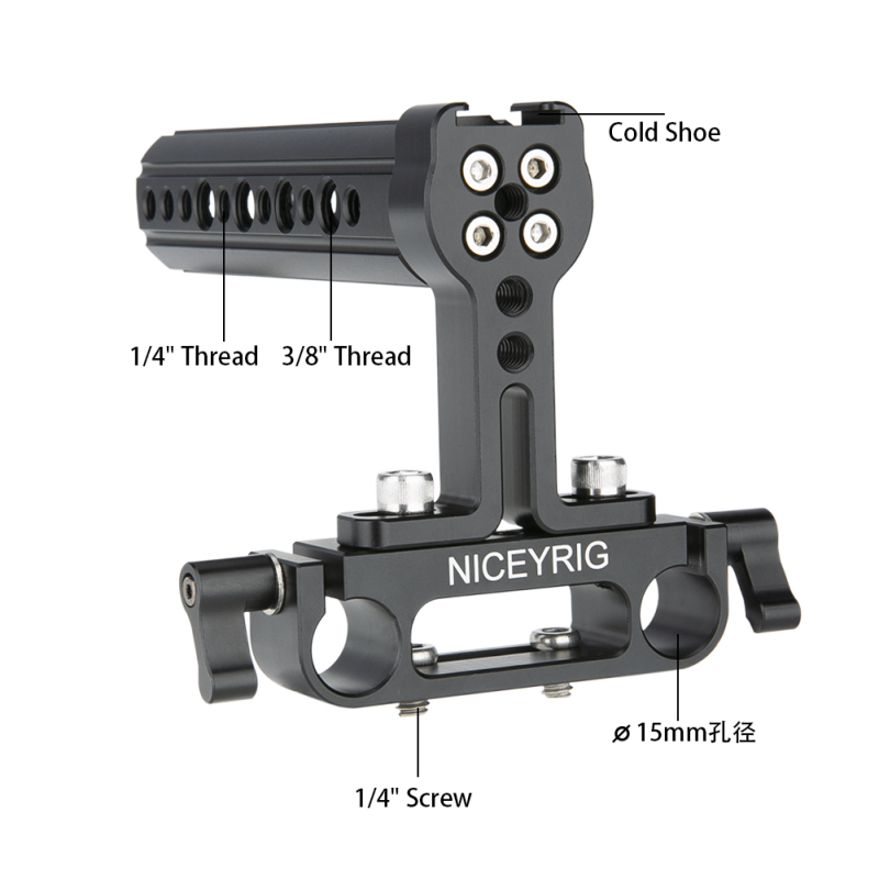 Niceyrig Top Handle with 15mm Dual Rod Clamp