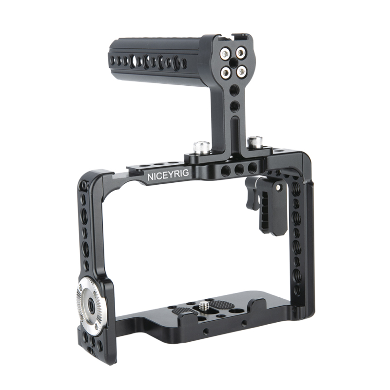 NICEYRIG Camera Cage Kit for Sony A1 ILCE-1/A7RIV/A7SIII/A7RIII/A7III/A7MIII/A9/A7RII/A7SII