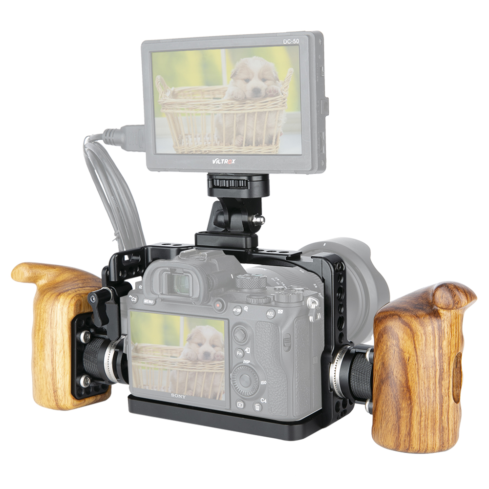 NICEYRIG A7R IV / A9/ A7III/ A7MIII/ A7RIII/ A7RII/ A7SII/A7II/A7S/A7R/A7 Camera kooi voor Sony A9/A7MIII/A7RIII/A7RII/A7SII/A7II/A7II/A7II/A7S/A7R/ A7R/A7 Camera