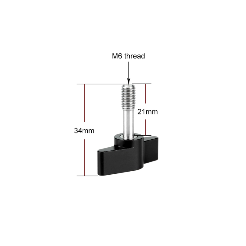 Niceyrig M6 Wing Nut Thumb Screws 2 packs