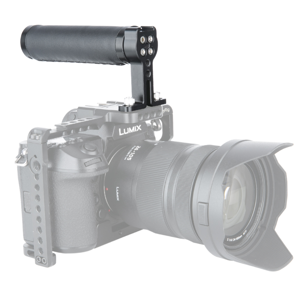 Niceyrig Leather Top Handle with Cold Shoe Mount