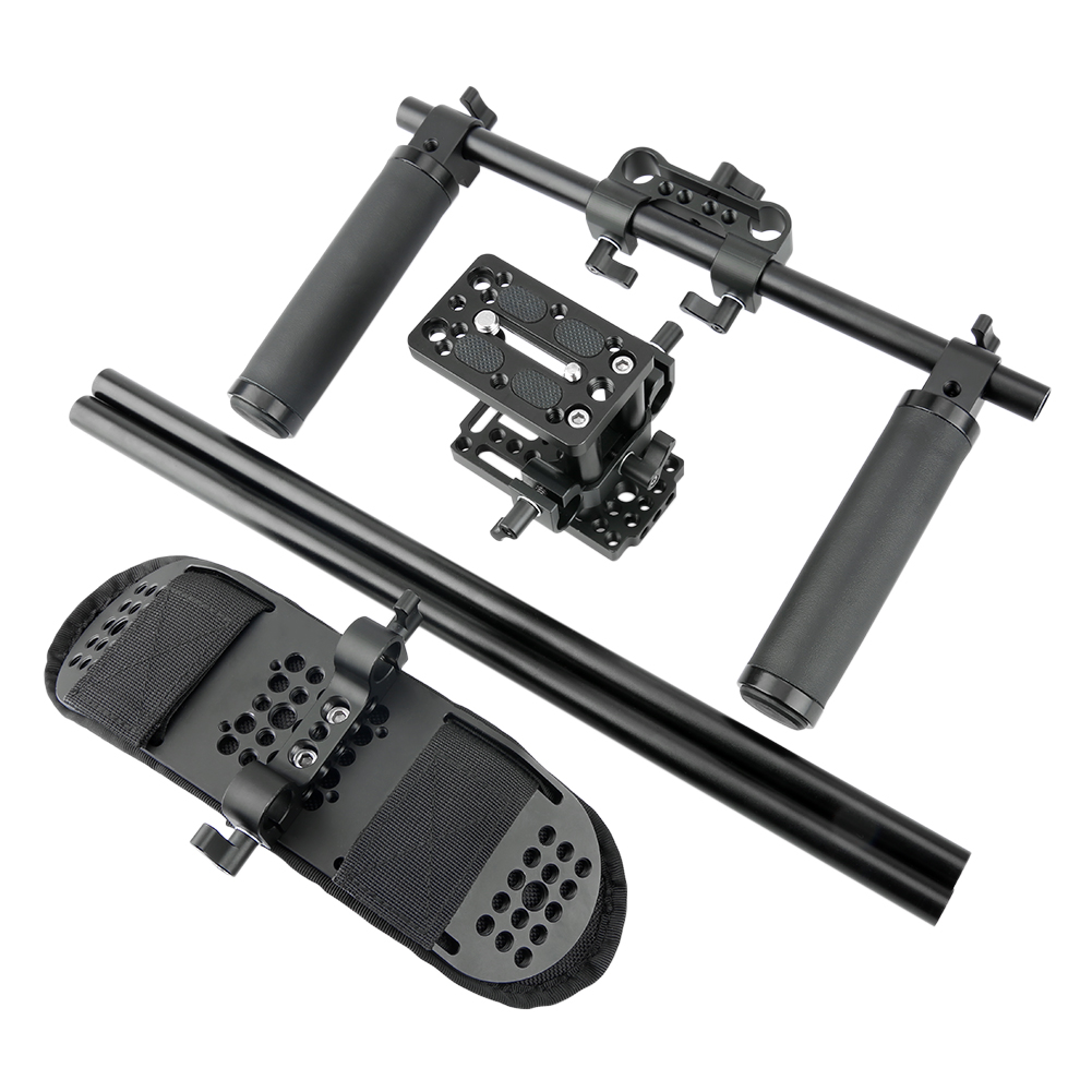 NICEYRIG Shoulder Rig Support Film Maker System with Camera