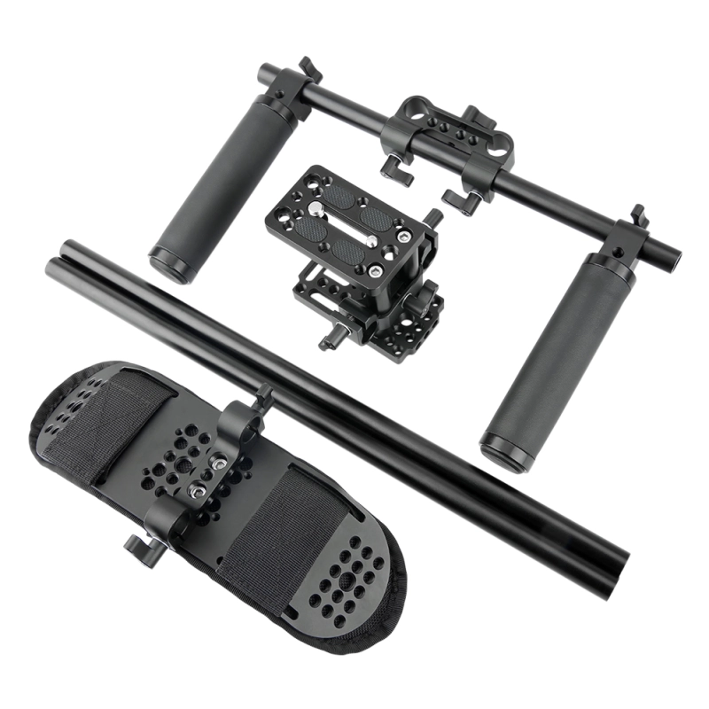 NICEYRIG Shoulder Rig Support Film Maker System with Camera/Camcorder ...