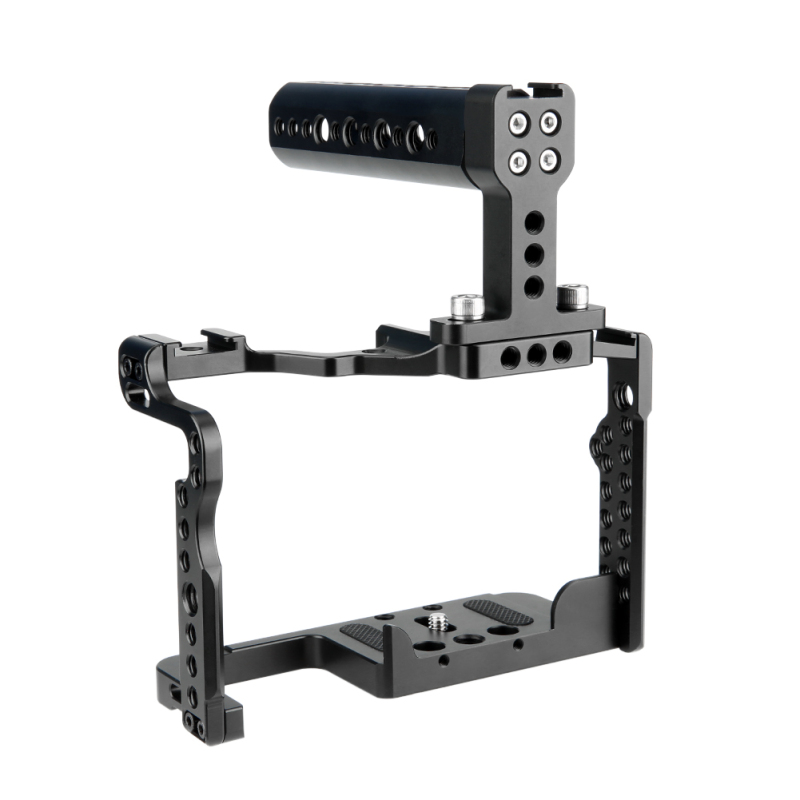 Niceyrig Camera Cage for Panasonic LUMIX GH5M2/GH5II/GH5/GH5S/G9 with Top Cheese Handle
