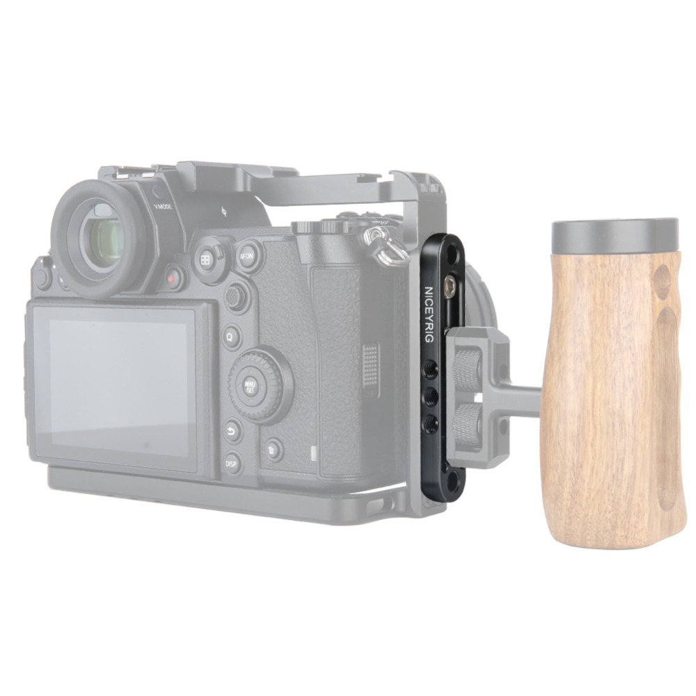 Niceyrig Cheese Bar with 1/4''-20 Thread Holes and Arri Locating Hole