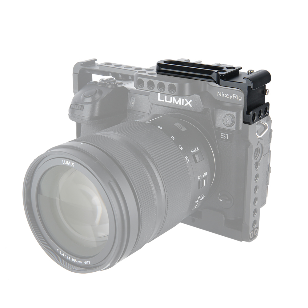 Niceyrig L bracket with Cold Shoe Nato Rail