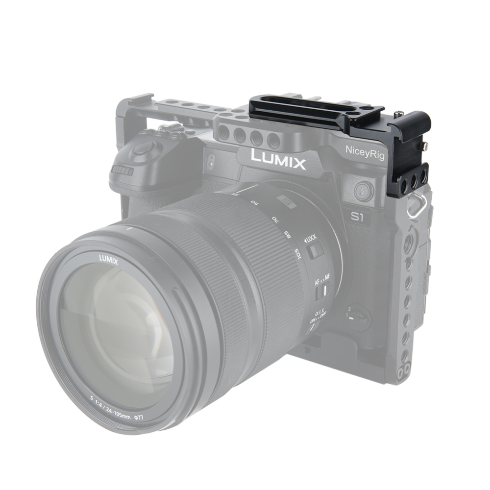 Niceyrig L bracket with Cold Shoe Nato Rail