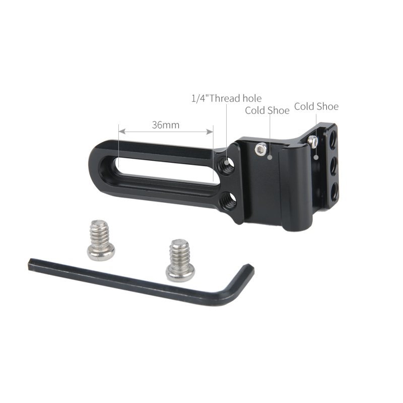 Niceyrig L bracket with Cold Shoe Nato Rail