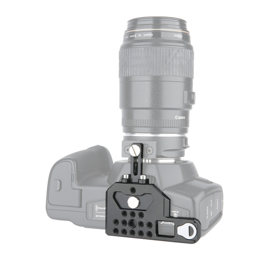 Niceyrig Bottom Plate for BMPCC 4K&6K Camera with Lens Mount Adapter Support