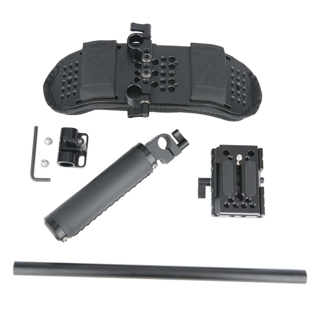 Niceyrig One Hand Grip Chest Stabilizer Support System for DSLR Cameras & Mirrorless Cameras