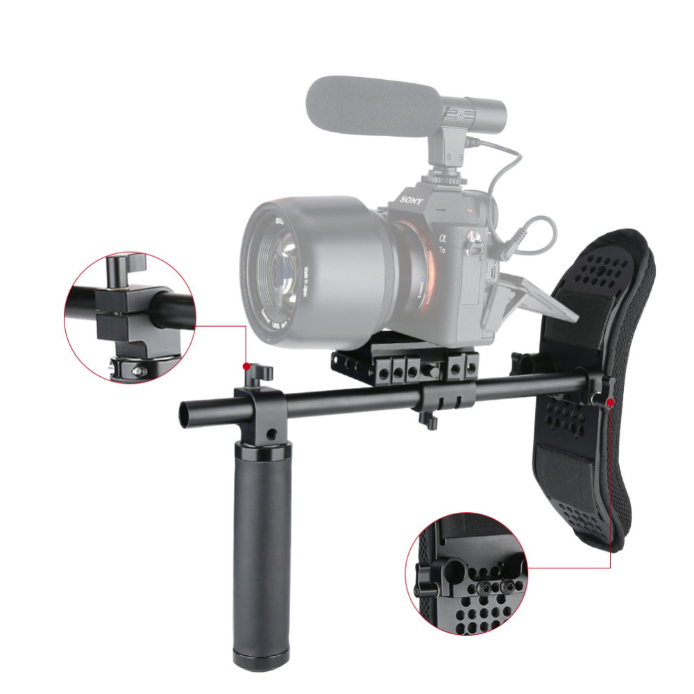 Niceyrig One Hand Grip Chest Stabilizer Support System for DSLR Cameras & Mirrorless Cameras
