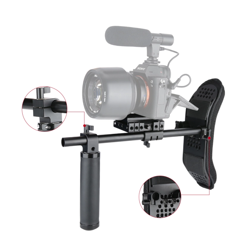 Niceyrig One Hand Grip Chest Stabilizer Support System for DSLR Cameras &amp; Mirrorless Cameras