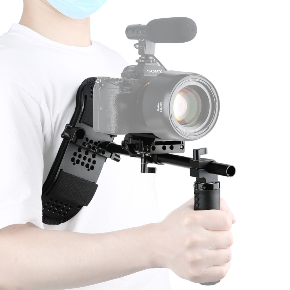 Niceyrig One Hand Grip Chest Stabilizer Support System for DSLR Cameras & Mirrorless Cameras