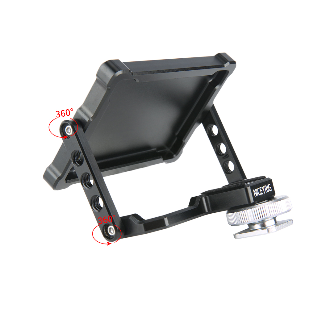 Niceyrig DSLR Camera Foldable Selfie Vlog Filmmaking Flip Screen Mirror for SONY A6600 A6500