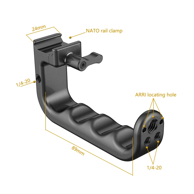 Niceyrig Mini Nato Top Handle with Arri Locating Holes