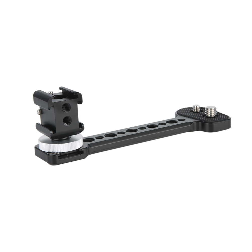 Niceyrig Side Extension Plate with Three Side Cold Shoe Mounts for