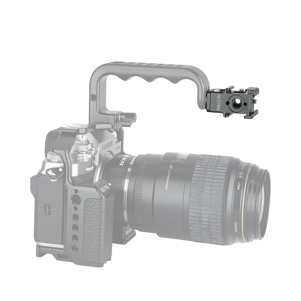 Niceyrig Cold Shoe Adaptor with Arri Locating Pins